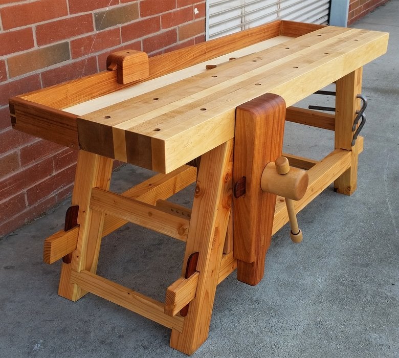 Moravian Workbench - by grovemadman @ LumberJocks.com ~ woodworking