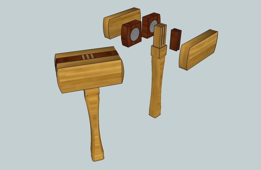 Designed a Mallet Build a Dead Blow Hammer Got a Lethal Weapon by