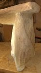 Wood Sculpture Hardwood Beige Wood stain