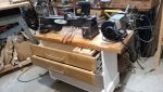 Table Wood Workbench Reflex camera Machine