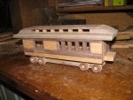 Train Wood Railway Hardwood Scale model
