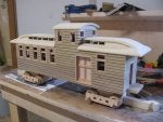Wood Window Building Railway Toy