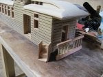 Window Building Wood Cottage Dollhouse