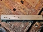 Ruler Office ruler Wood Wood stain Nail