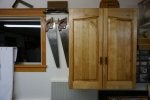 Cabinetry Wood Shelving Interior design Grey
