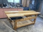 Table Wood Creative arts Workbench Floor