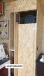 Wood Door Wall Fixture Gas