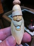 Gesture Wood Headgear Artifact Finger