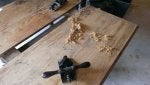 Table Wood Wood stain Hardwood Ball-peen hammer