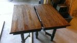 Table Wood Rectangle Desk Wood stain